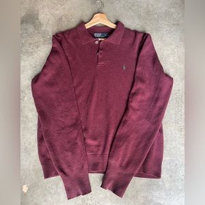 Vintage Rare WOOL CASHMERE PREPPY Polo Ralph Lauren long sleeve sweater for men